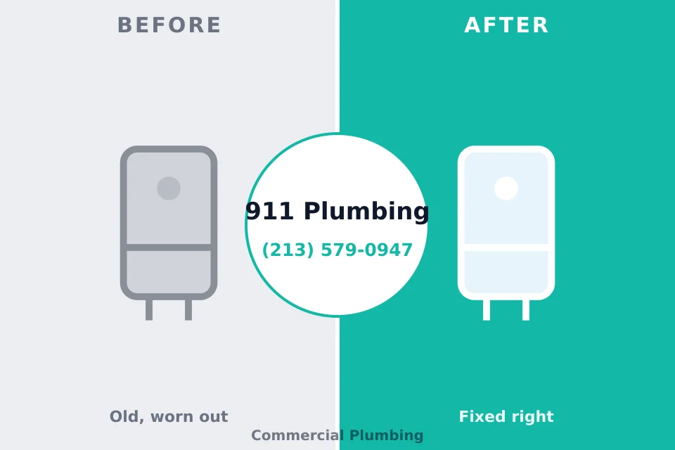 Before and after: plumbing company Eden Valley, MN